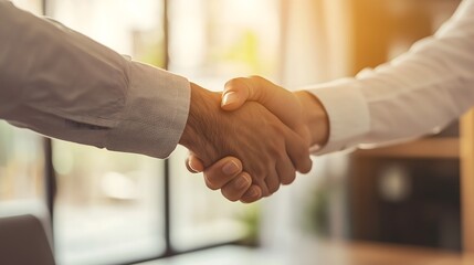 Building strong connections through professional handshakes in the business world
