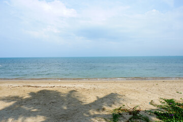 Fototapeta premium beach with white sand in tropical area