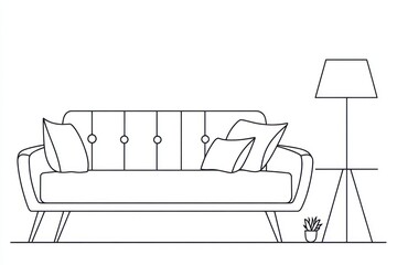 Create a visually appealing yet simple infographic using black line drawings with no color on a white background