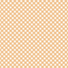 Elegant seamless pattern with abstract orange crossing lines creating rectangles on white background 