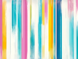 Abstract colorful vertical stripes in pastel tones. Minimalist background with pink, yellow, white, and blue colors. Abstract art concept.