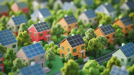 Solar Panels on Eco Homes