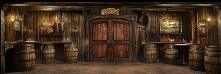 Perfectly captures the essence of frontier life and old-time saloon culture. 