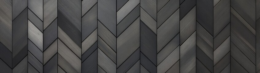 Explore the elegant details of contemporary gray wood parquet design.