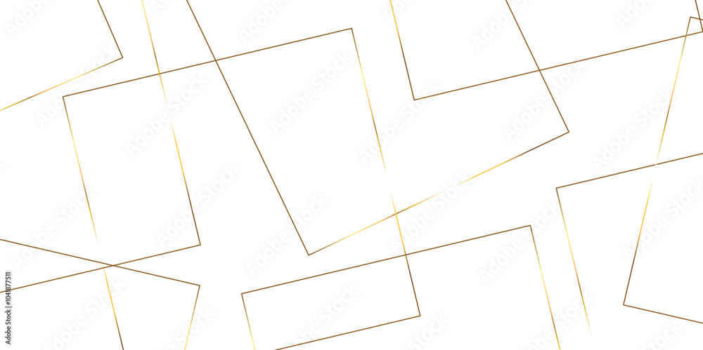 Aufkleber Abstract background golden square stock line background. abstract artistic of geometric background Gold gradient abstract seamless vector pattern. Minimal style website banner, decoration Vector.	