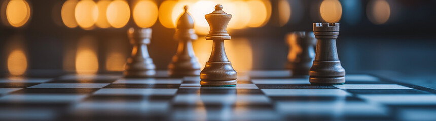 Strategic Chessboard Duel: The Battle of Minds Unfolds on the Black and White Squares, Where Every Move Is a Step Toward Victory or Defeat in a Game of Ultimate Strategy, Tactics, and Patience