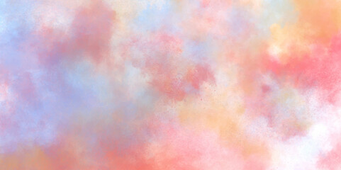 Abstract light pastel grunge texture painted with watercolor stains. Grunge texture splash paint multicolor art. abstract pastel watercolor background for wallpaper, decoration, graphics design.	
