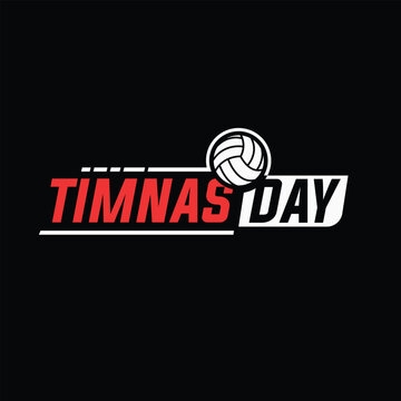 Timnas day sticker design