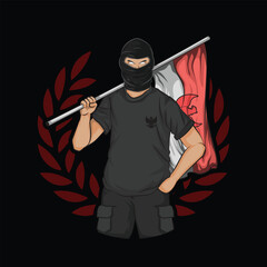 Ultras garuda mascot