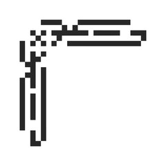 border frame corner pixel art