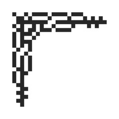 border frame corner pixel art