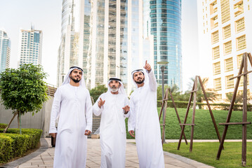 Group of businessmen in Dubai