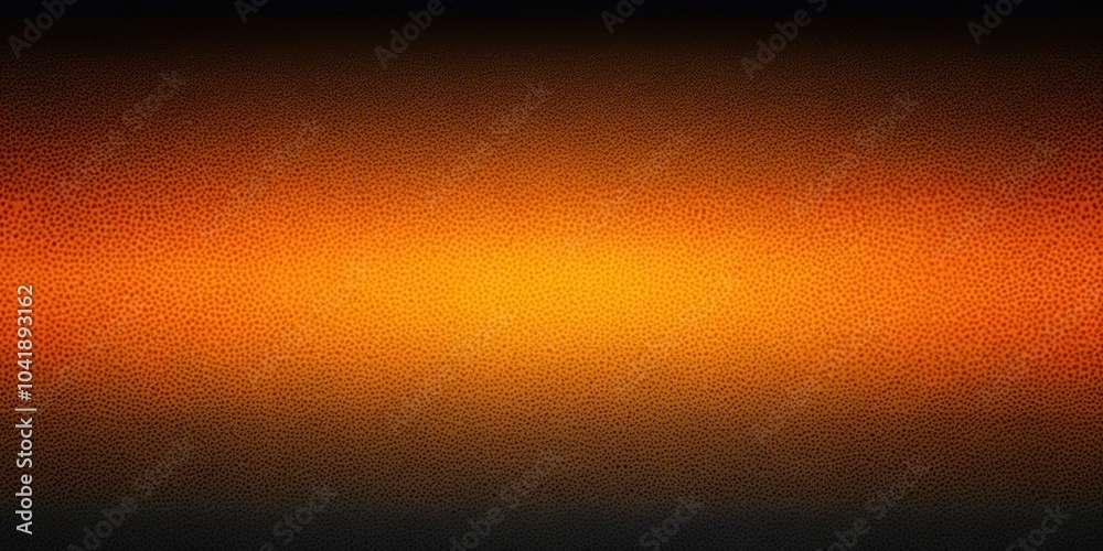 Wall mural abstract background design in black and orange gradient with grainy texture