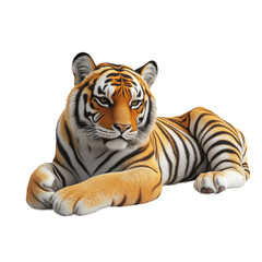 Obraz premium Tiger resting peacefully in serenity