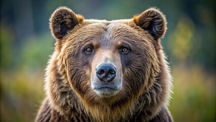 Fototapeta premium Wyoming grizzly bear staring intently