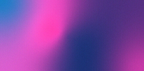 Digital grainy gradient with a colorful soft noise effect. Vintage Grunge Texture Pattern in blue and pink Tones for Artful Wallpaper. Gradient blur, noise, grain, texture abstract background.	