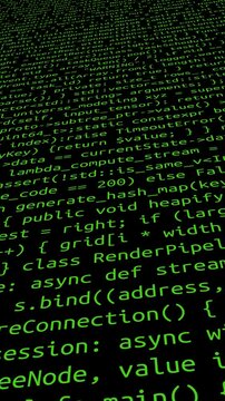 Conceptual java code of web page or javascript programming concept. Simulation of abstract software computer programming code.