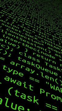 Conceptual java code of web page or javascript programming concept. Simulation of abstract software computer programming code.