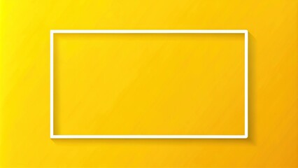 Fototapeta premium Yellow gradient rectangle background with minimalist design