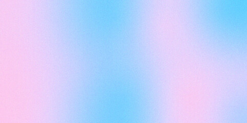Digital grainy gradient with a colorful soft noise effect. Vintage Grunge Texture Pattern in blue and pink Tones for Artful Wallpaper. Gradient blur, noise, grain, texture abstract background.	