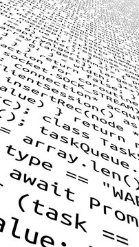 Conceptual java code of web page or javascript programming concept. Simulation of abstract software computer programming code.