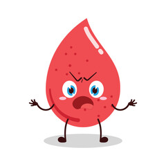 cute why expression of blood character