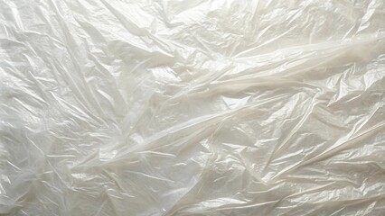 Obraz premium Aerial view of white clear plastic wrap textured wallpaper