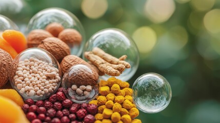 Natural Ingredients in Glass Bubbles.