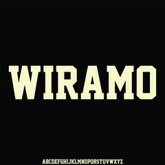 modern and futuristic alphabet font vector