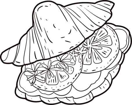 recommend clip art: croissant