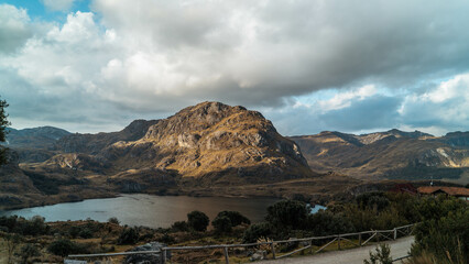 landscape with clouds
