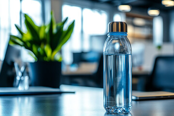 Use of reusable water bottles in the office
