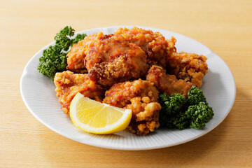 鶏の唐揚げ　Japanese fried chicken