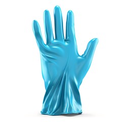 Obraz premium Kitchen protective glove isolated on white background