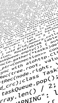 Conceptual java code of web page or javascript programming concept. Simulation of abstract software computer programming code.