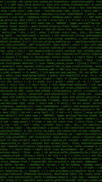 Conceptual java code of web page or javascript programming concept. Simulation of abstract software computer programming code.