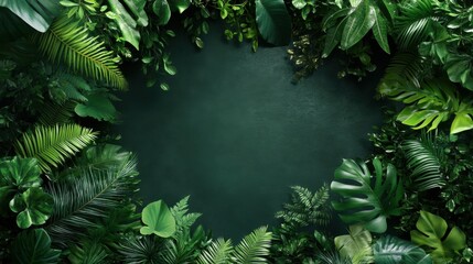 Lush Greenery Background for Nature Themes