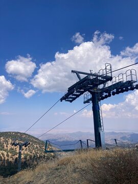 Skilift auf dem Berg Olympus, Zypern
