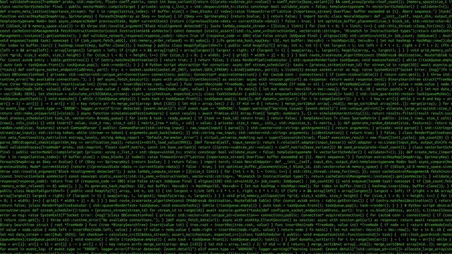 Conceptual java code of web page or javascript programming concept. Simulation of abstract software computer programming code.