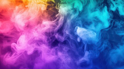 Fototapeta premium Vibrant Colorful Smoke Background