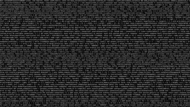 Conceptual java code of web page or javascript programming concept. Simulation of abstract software computer programming code.