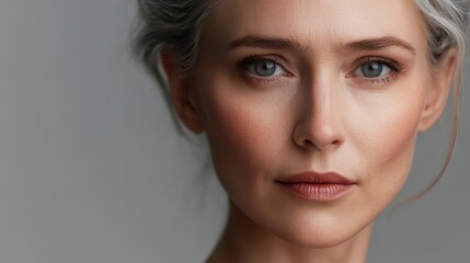 Captivating Close-Up Portrait of a Woman
