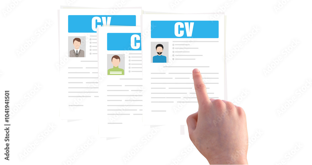Poster business process management and automation concept with person moving wooden pieces on flowchart dia