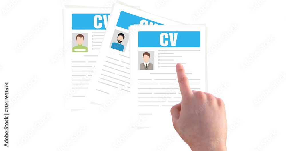 Poster business process management and automation concept with person moving wooden pieces on flowchart dia