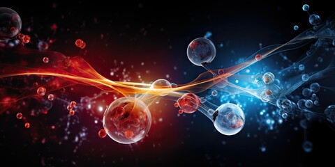 Abstract science background