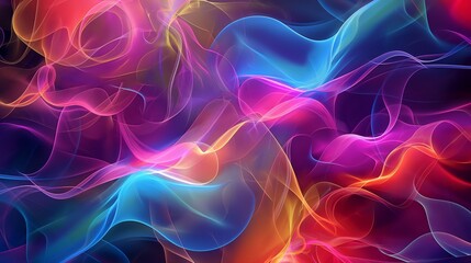 Obraz premium Glass wawes with designs