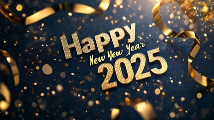 Sparkling 2025 New Year Celebrations in Various Styles and Vibrant Colors