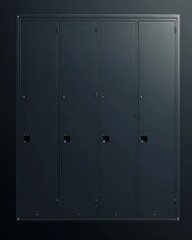 Storage lockers styled after FC St. Pauli