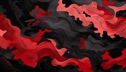 red and black camouflage texture