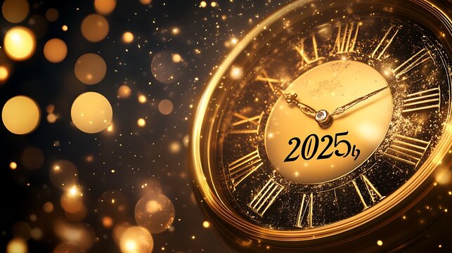 Sparkling 2025 New Year Celebrations in Various Styles and Vibrant Colors